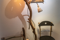 Schwemmholz Ständerlampe