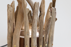 Schwemmholz Tischlampen